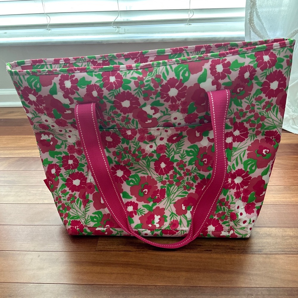 Lilly Pulitzer Floral Insulated Tote Beach Bag Cooler